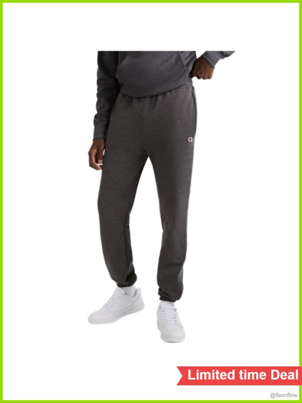 Men's Cinched Bottom Fleece Sweatpants Midweight Relaxed Fit